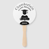 クラス懇親会クラス白黒カスタム ハンドファン (正面)