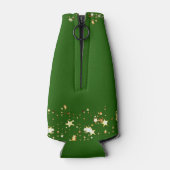 クラス懇親会グリーン金ゴールドスターパーソナライズされた ボトルクーラー (裏面)