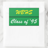 クラス懇親会シール 長方形シール (バッグ)