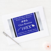 クラス懇親会スタンプ、色の変更、懇親会 長方形シール (封筒)