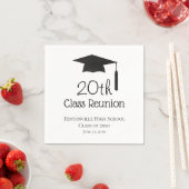 クラス懇親会パーソナライズされたパーティーナプキン スタンダードカクテルナプキン (インサイチュ)