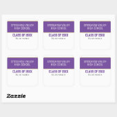 クラス懇親会名のシール スクエアシール (シート)