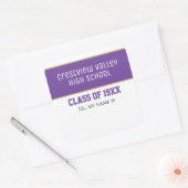 クラス懇親会名のシール スクエアシール (封筒)