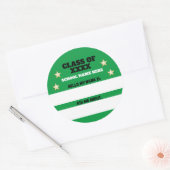 クラス懇親会名タグ頼について ラウンドシール (封筒)