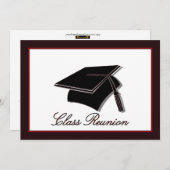 クラス懇親会懇親会高校教育 招待状 (正面/裏面)