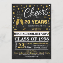 クラス懇親会招待状フェイク- chalkboard