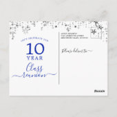 クラス懇親会王室のブルースターズライトナイズ ポストカード (裏面)