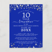 クラス懇親会王室のブルースターズライトナイズ ポストカード (正面)