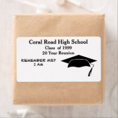 クラス懇親会白黒紙名タグ ラベル (インサイチュ)