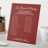 クラス懇親会記念献上品 台座サイン (インサイチュ)