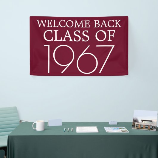 クラス懇親会 |ようこそ 横断幕 (トレードショー)