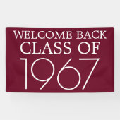 クラス懇親会 |ようこそ 横断幕 (横)