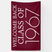 クラス懇親会 |ようこそ 横断幕 (縦)