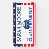 クラス投票» Blue and Red Election School 横断幕 (縦)