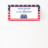 クラス投票» Blue and Red Election School 横断幕 (インサイチュ)