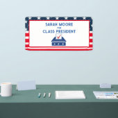 クラス投票» Blue and Red Election School 横断幕 (トレードショー)