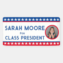 クラス投票» Blue and Red PHOTO選挙校 横断幕