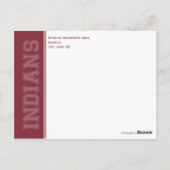 クラス救懇親会 – 日付の発表(カスタム) ポストカード (裏面)