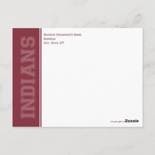 クラス救懇親会 – 日付の発表(カスタム) ポストカード (裏面)