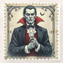 クラス数：ドラキュラのヴィンテージトースト ガラスコースター