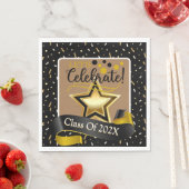 クラス祝の紙プレートを卒業しよう スタンダードランチョンナプキン (インサイチュ)