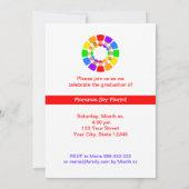 クラス虹の花 招待状 (裏面)