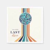 クラス0f 2024ラストダンスレトロ卒業パーティー スタンダードカクテルナプキン (正面)