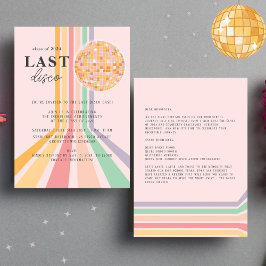 クラス0f 2024ラストダンスレトロ卒業パーティー 招待状