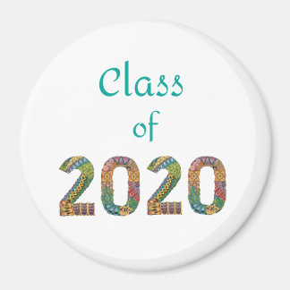 クラス2020カラフル番号マグネット マグネット