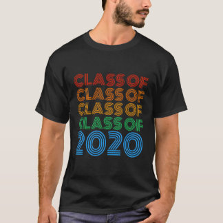 クラス2020ヴィンテージレトロ文字デザイン2020 Senio Tシャツ