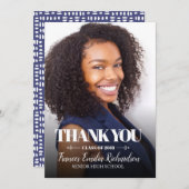 クラス2020写真卒業ありがとう 案内状 (正面/裏面)