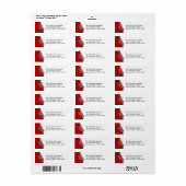 クラス2022卒業カラー編集可能 ラベル (フルシート)