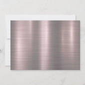 クラス2023トレンディーバラ金ゴールド写真卒業 案内状 (裏面)