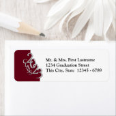 クラス2023卒業カラー編集可能 ラベル (インサイチュ)