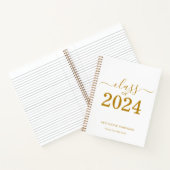 クラス2024金ゴールドスクリプト卒業ゲスト ノートブック (内部)