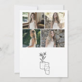 クラス2024 5写真バーチャル卒業パーティー 招待状 (裏面)