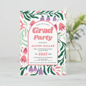 クラス2025ボーホアーチレトロ花卒業 招待状 (スタンド正面)