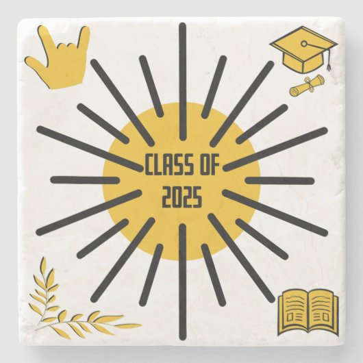 クラス2025 – サンシャイン ストーンコースター (正面)