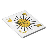 クラス2025 – サンシャイン ノートパッド (アングル)