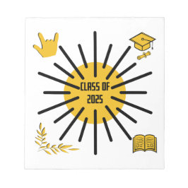 クラス2025 – サンシャイン ノートパッド