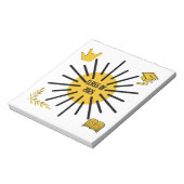 クラス2025 – サンシャイン ノートパッド (回転)