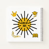 クラス2025 – サンシャイン ノートブック (裏面)