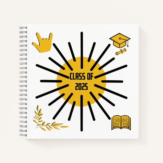 クラス2025 – サンシャイン ノートブック (正面)