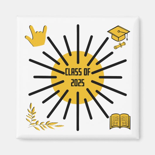 クラス2025 – サンシャイン マグネット (正面)