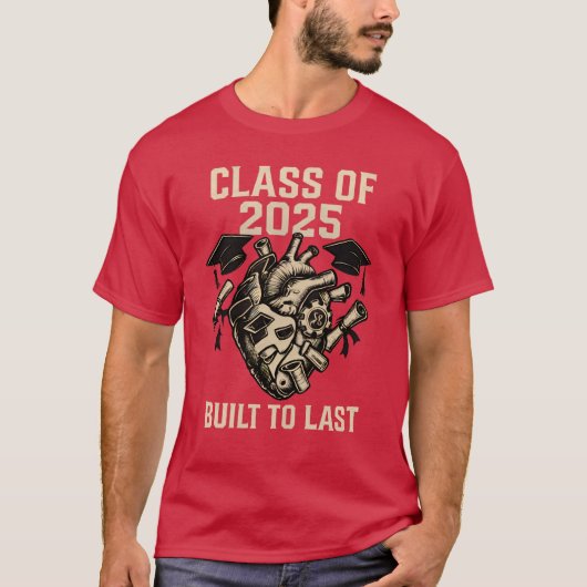 クラス2025 – 最後まで構築 Tシャツ (正面)