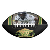 クラス2025 Photo Autograph Keepsake Black金ゴールド アメリカンフットボール (正面)