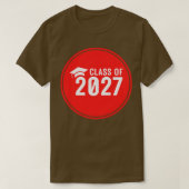 クラス2027 22 Tシャツ (デザイン正面)