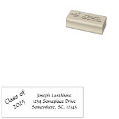 クラス202X差出人住所スタンプ ラバースタンプ (押印)