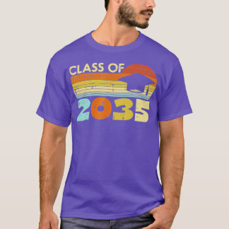 クラス2035レトロの最初の最後の日私と成長Gr Tシャツ
