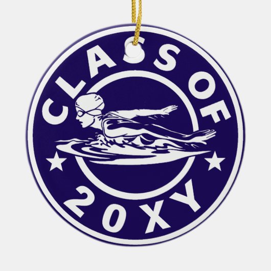 クラス20?泳ぐ少女 セラミックオーナメント (正面)